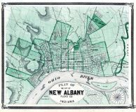 New Albany City, Indiana State Atlas 1876